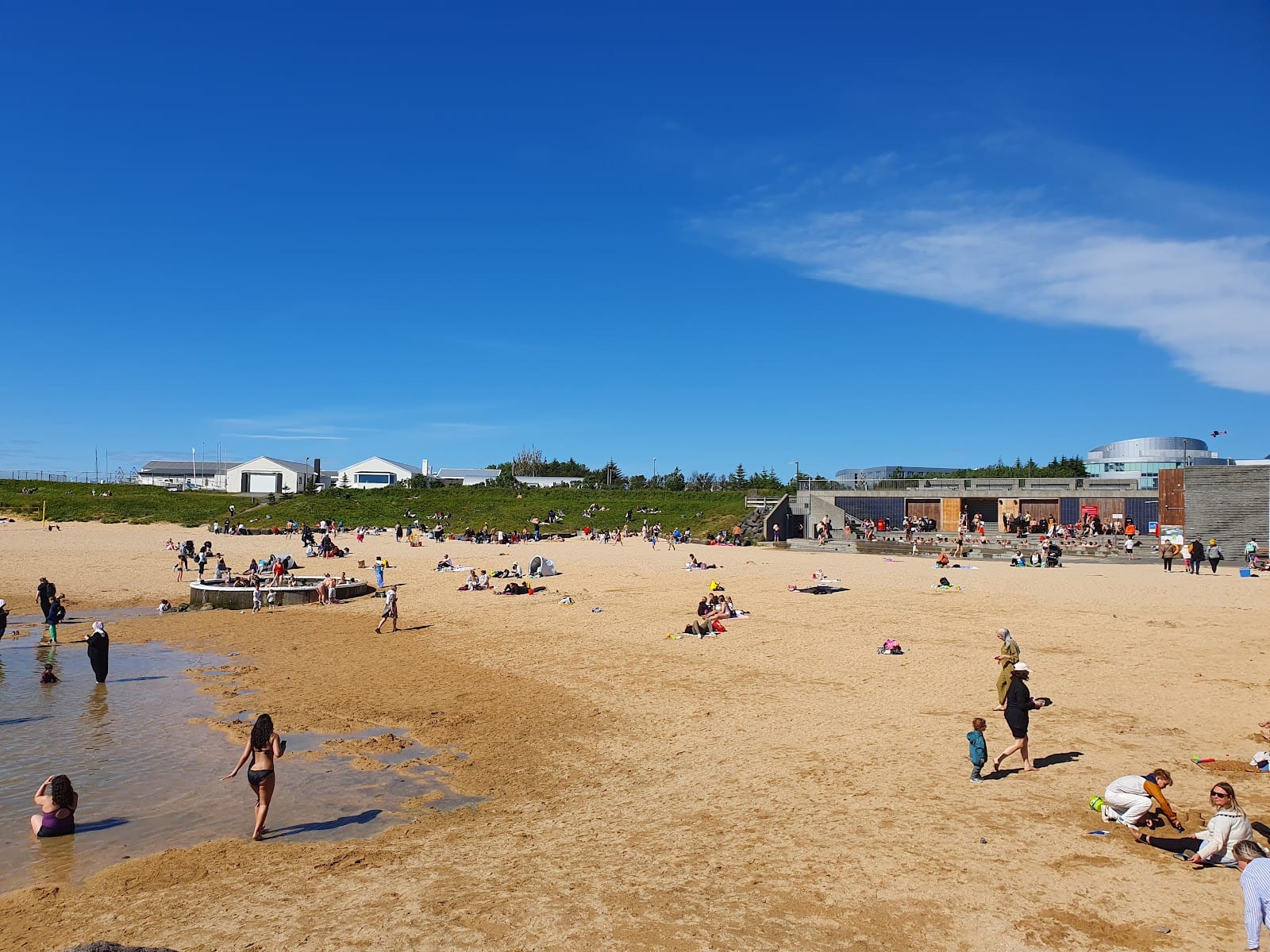 Nauthólsvík Geothermal Beach in Reykjavik