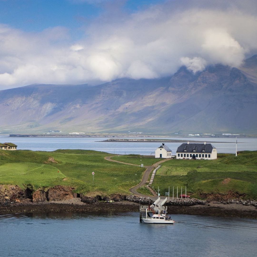 Viðey Island in Reykjavik