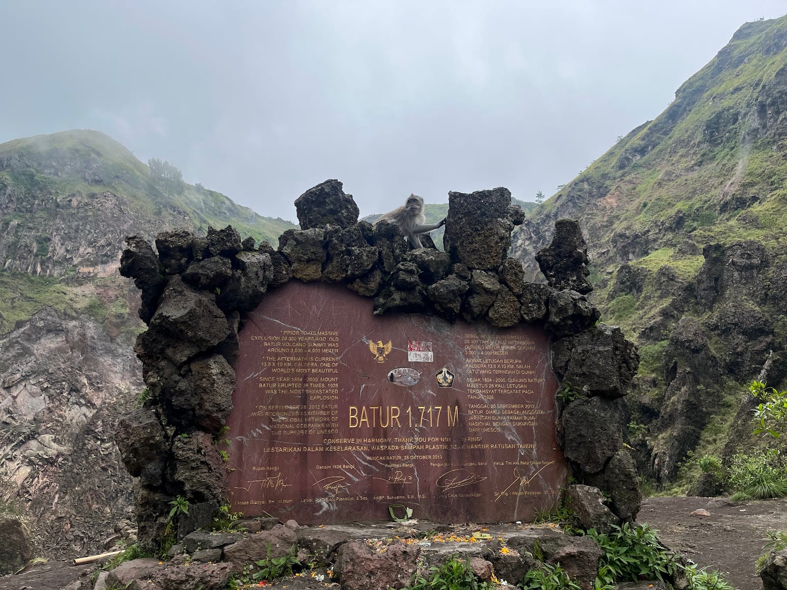 Mount Batur in Bali