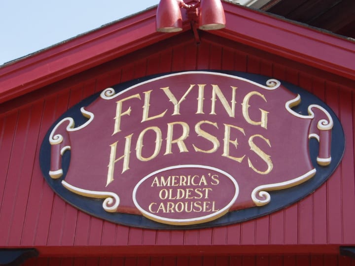 Flying Horses Carousel in Martha's Vineyard