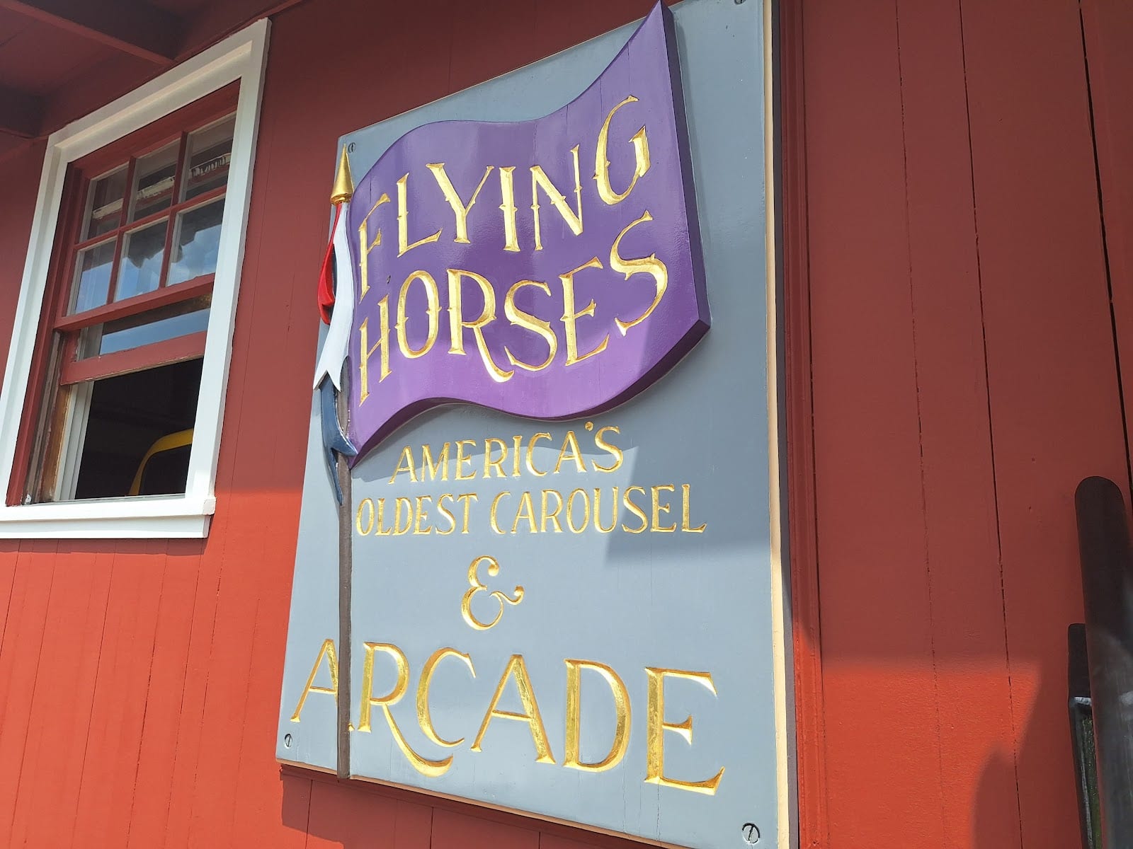 Flying Horses Carousel in Martha's Vineyard
