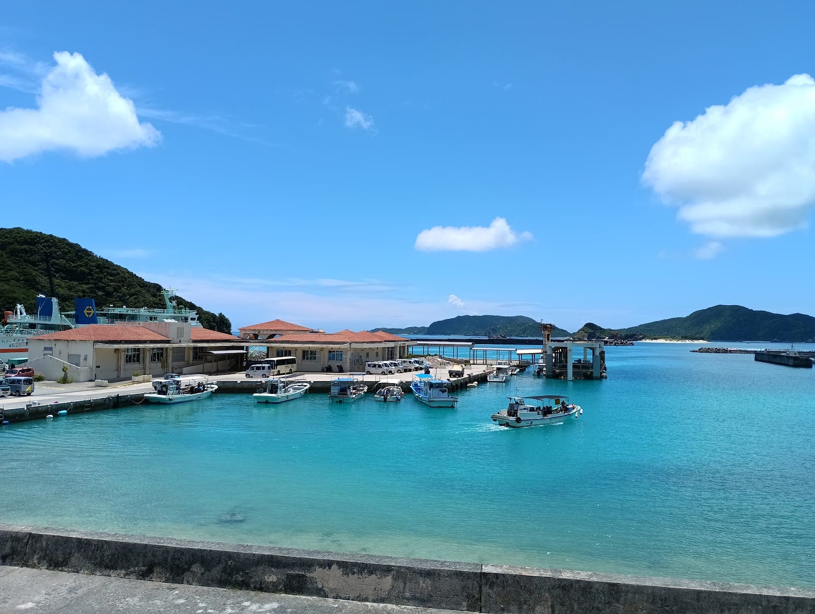 Zamami Port in Okinawa