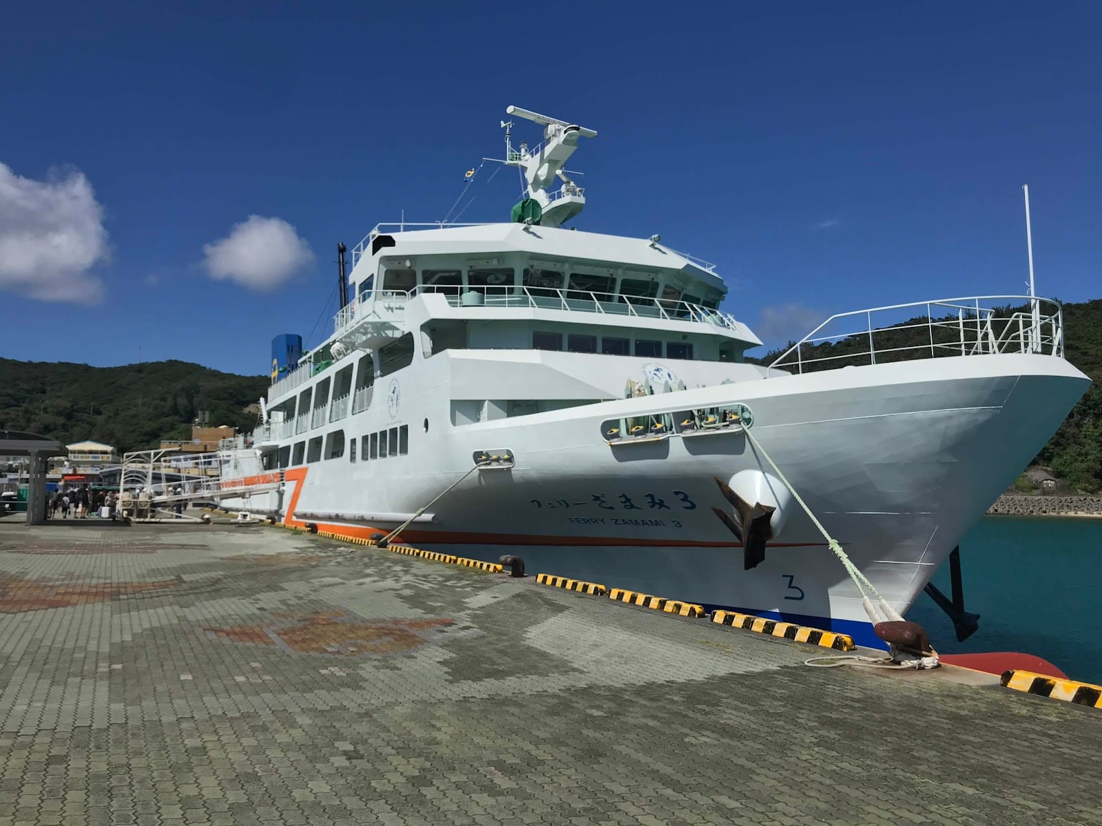 Zamami Port in Okinawa