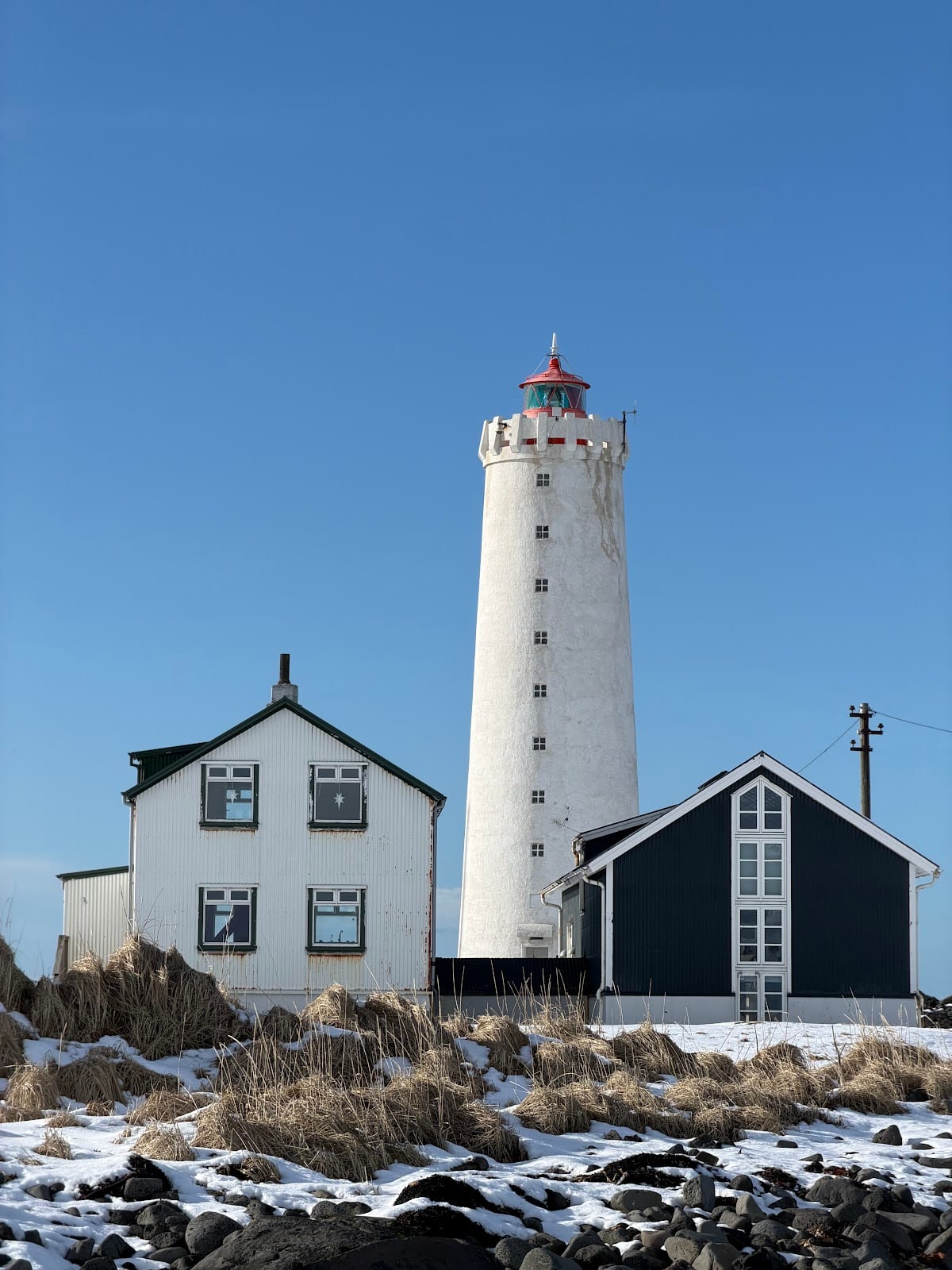 Grótta Lighthouse in Reykjavik