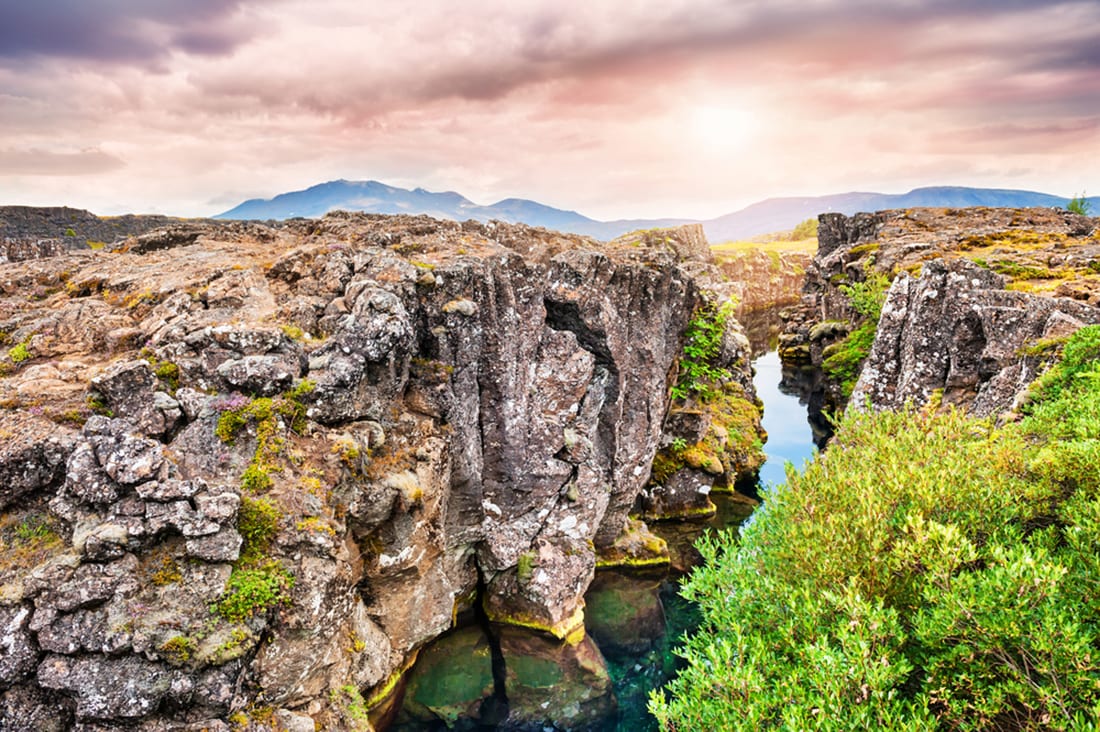 Þingvellir National Park in Reykjavik