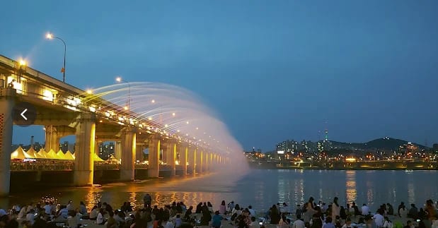 Banpo Hangang Park in Seoul