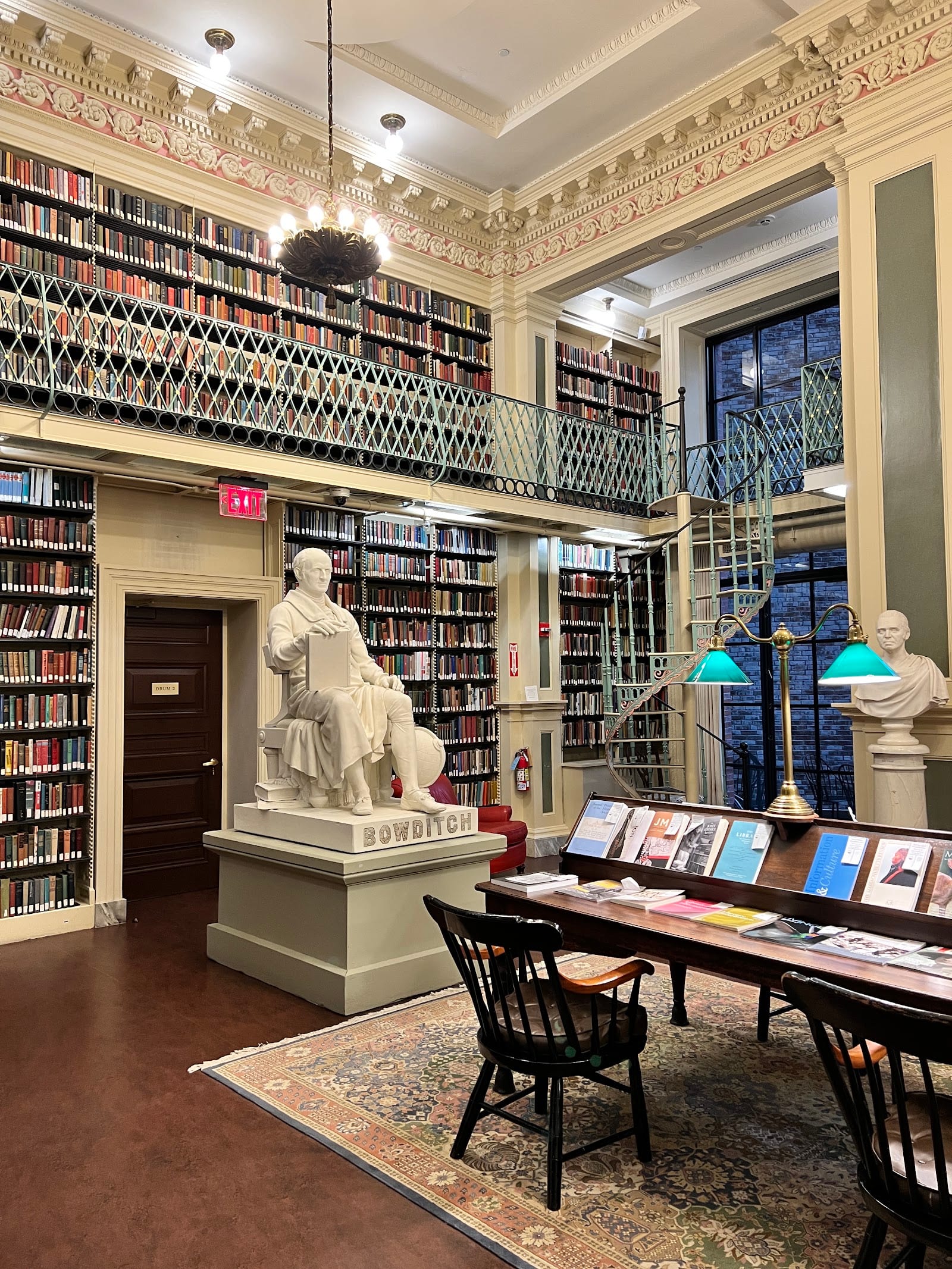 The Boston Athenaeum building on Beacon Street.