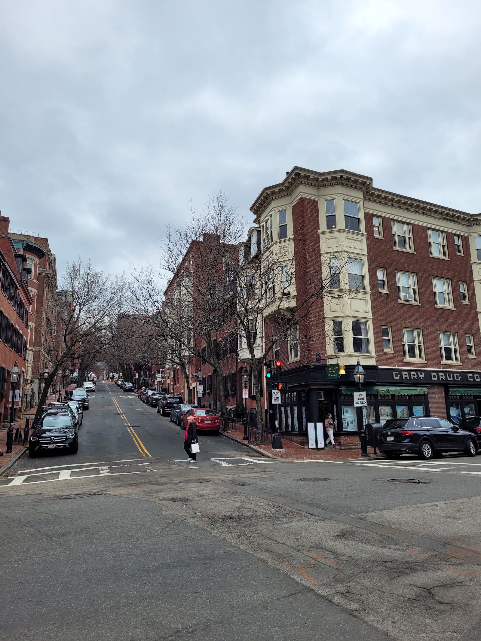 Charles Street storefronts on Beacon Hill.