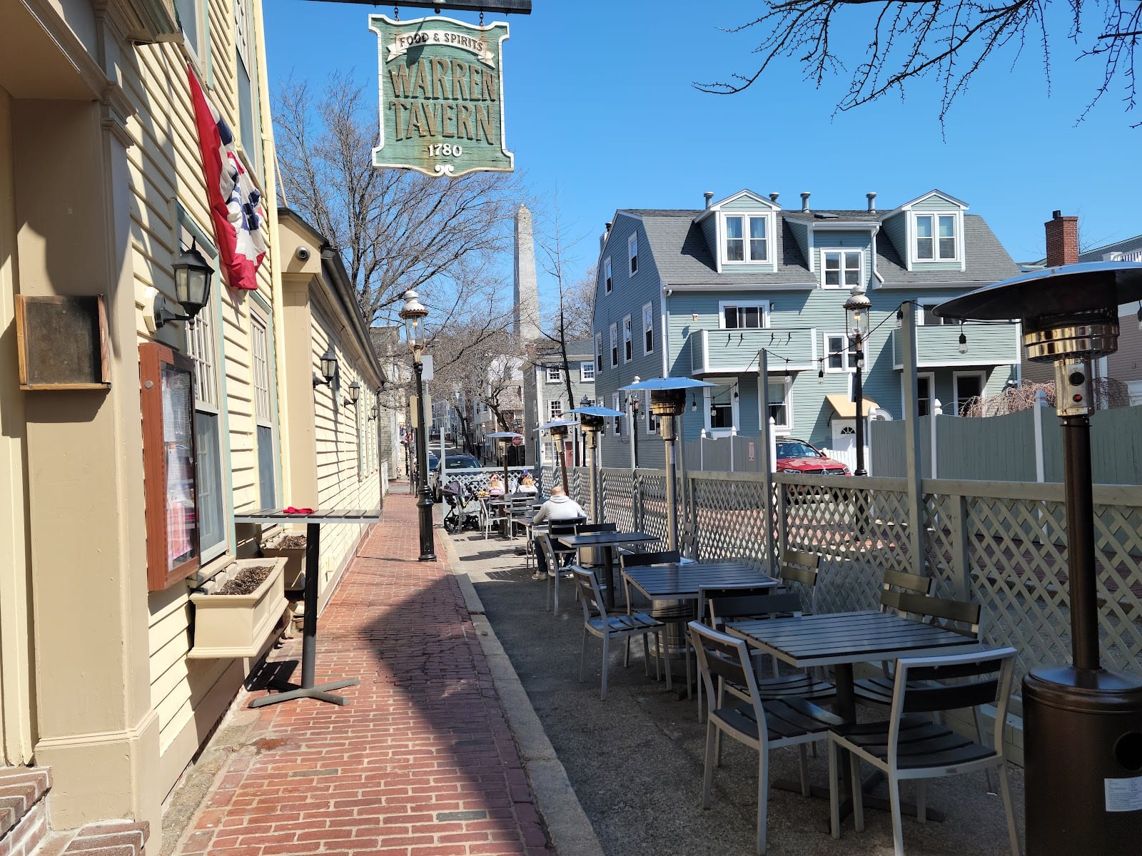Warren Tavern, America's oldest tavern, on Pleasant Street in Charlestown.