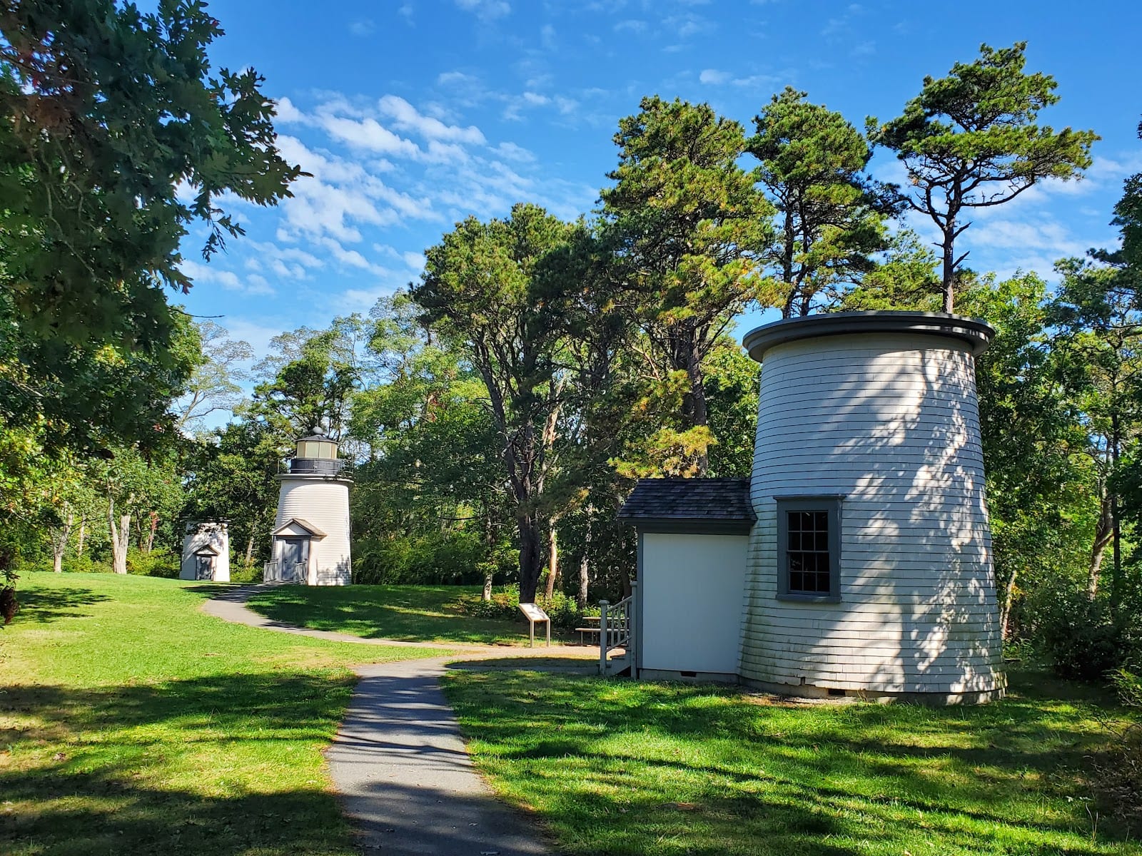 Three Sisters Lighthouses in Cape Cod