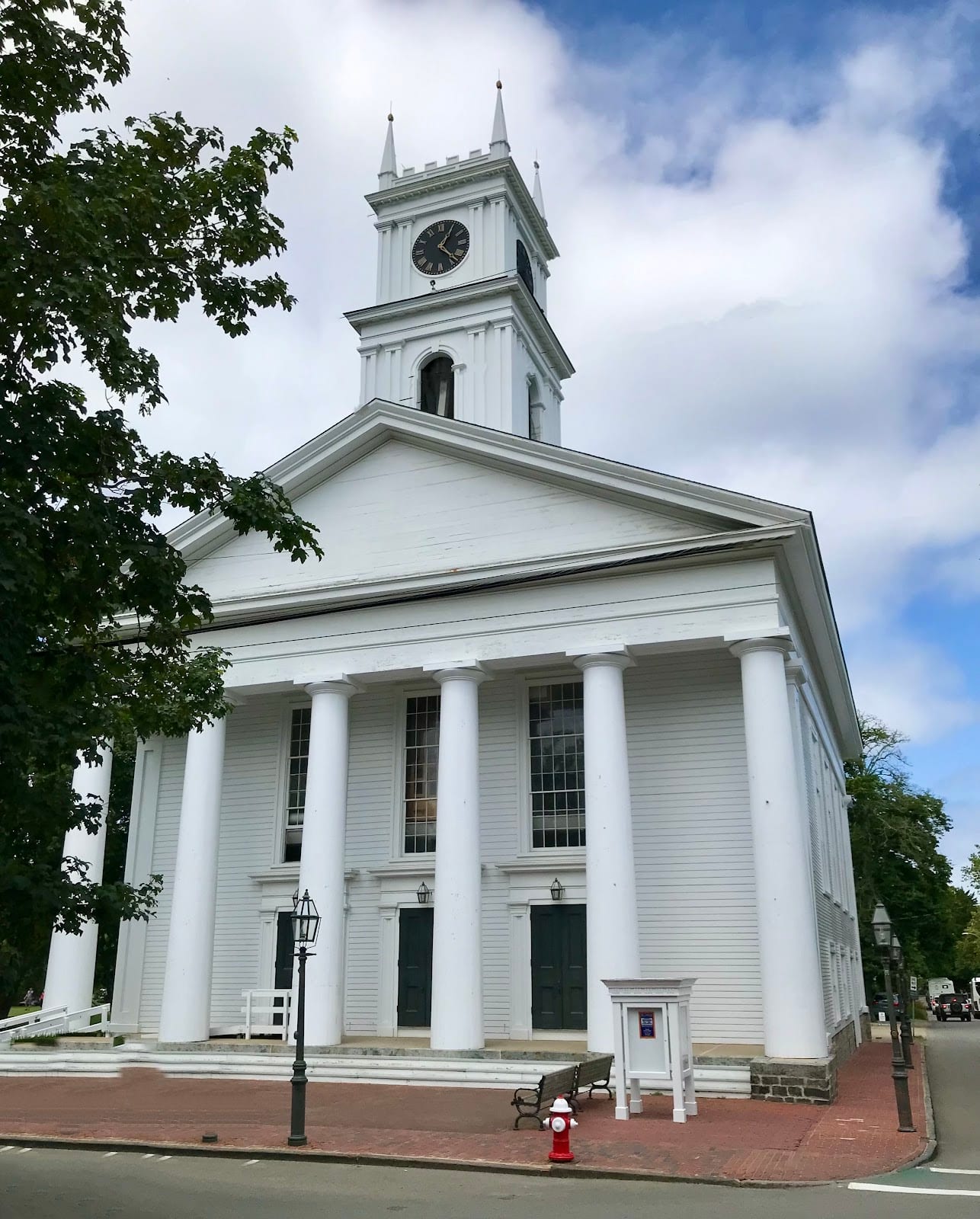 Old Whaling Church in Martha's Vineyard