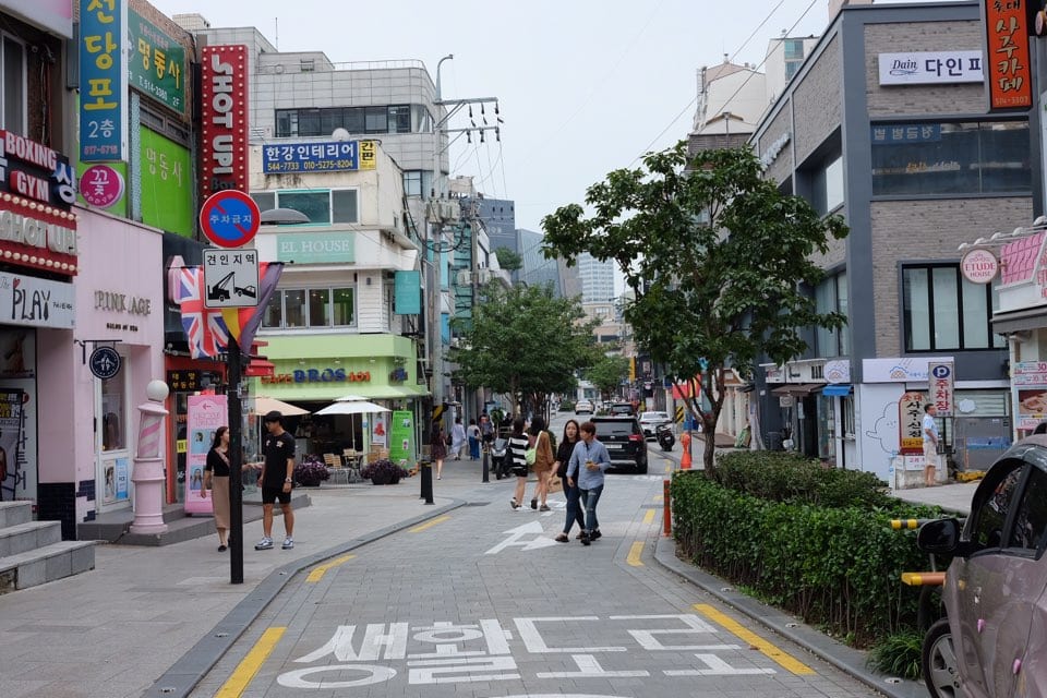 Apgujeong Rodeo Street in Seoul