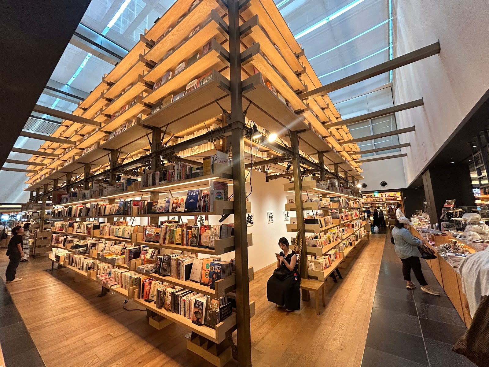 The Tsutaya bookstore inside Ginza Six.