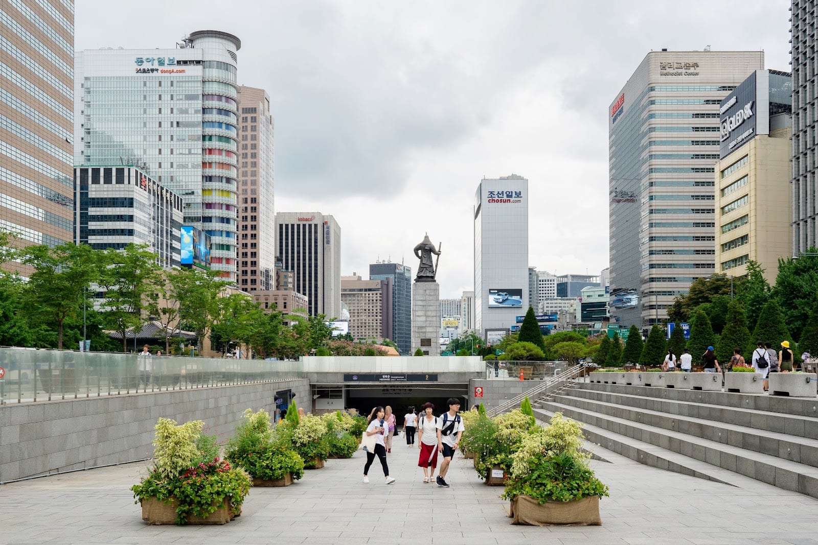 Gwanghwamun Square in Seoul