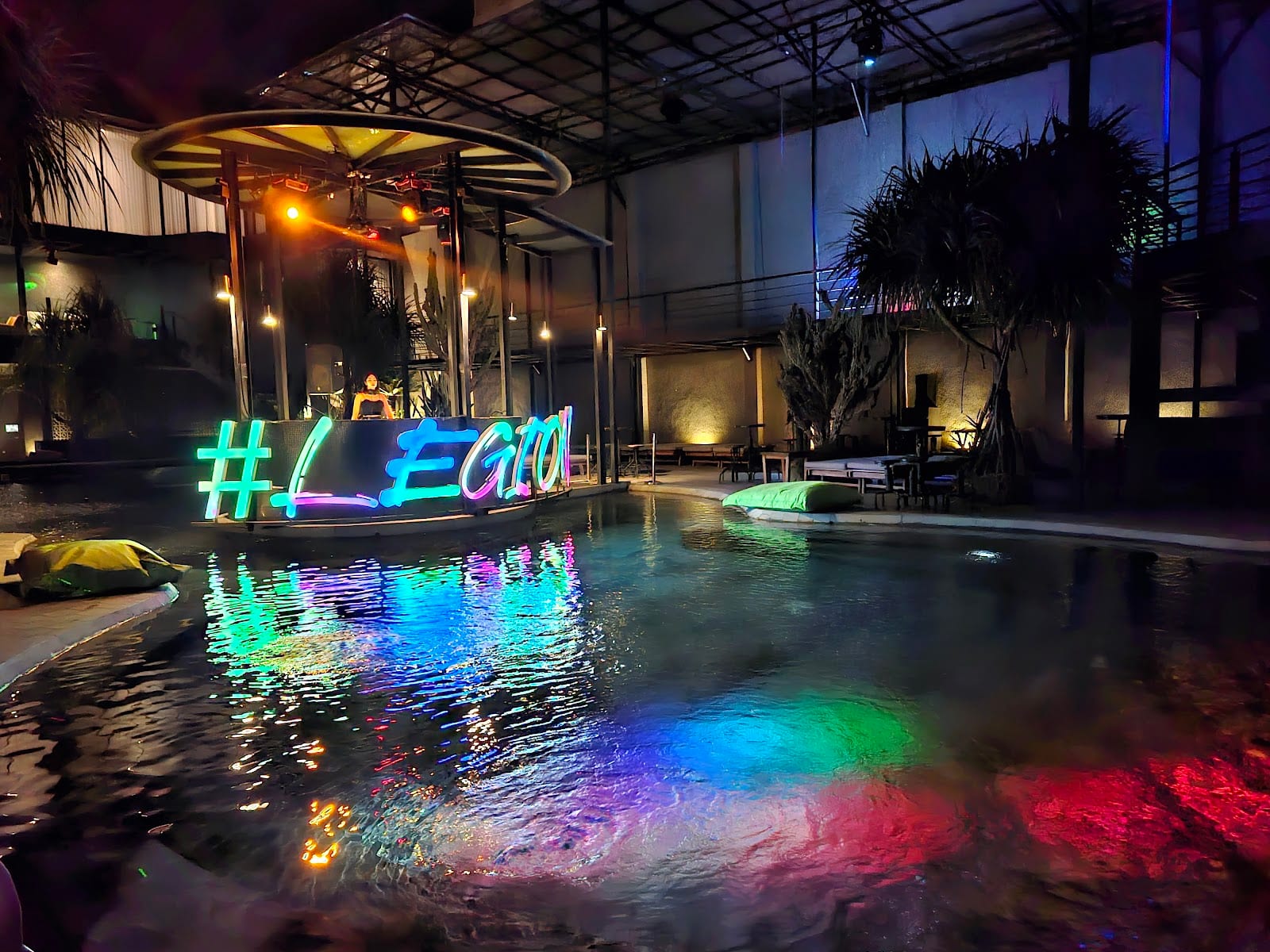 Jalan Legian nightlife strip in Bali
