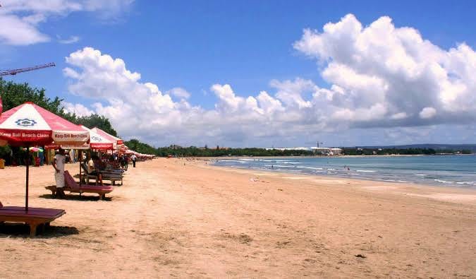 Kuta Beach in Bali