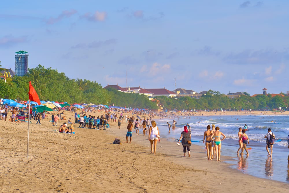 Kuta Beach in Bali