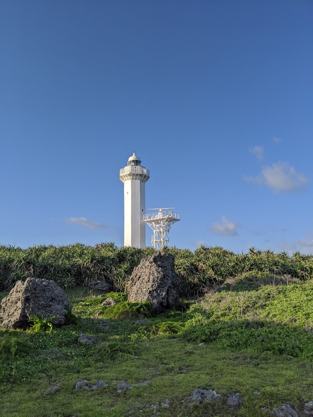 Higashi-Hennazaki Cape and Lighthouse in Okinawa