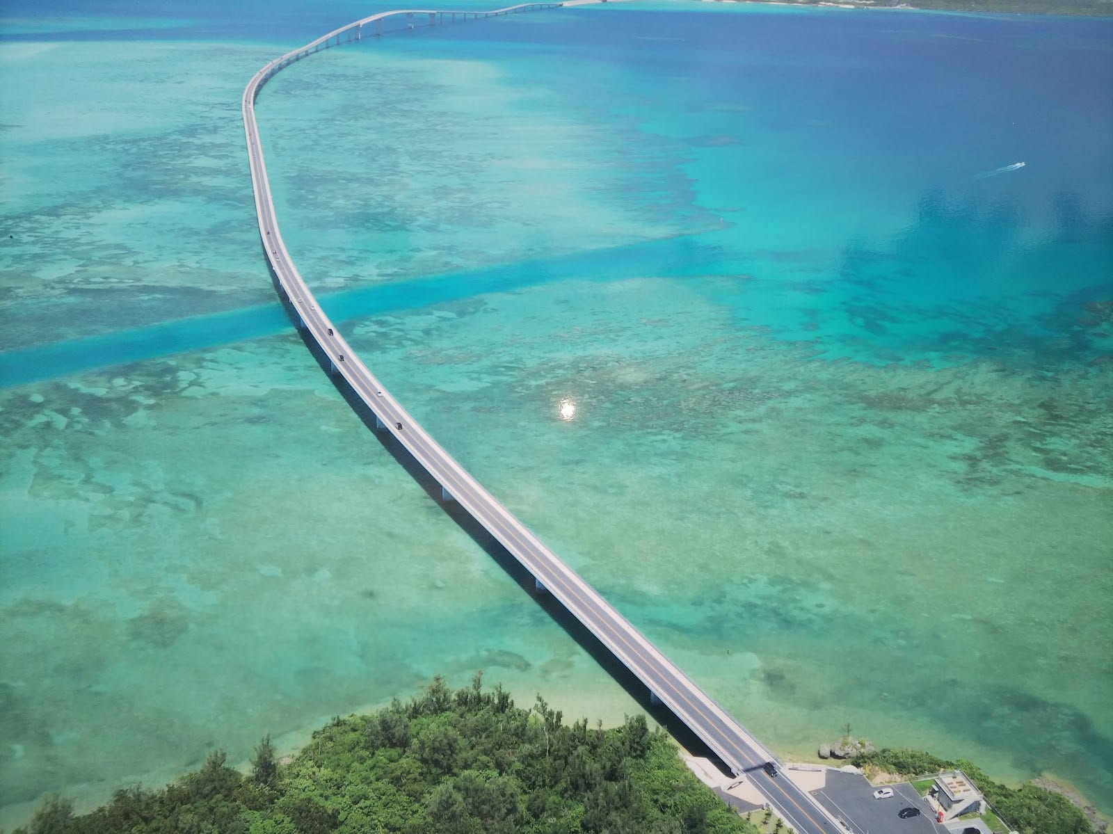 Irabu Ohashi Bridge in Okinawa
