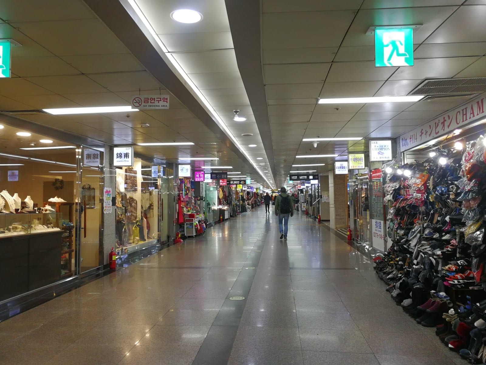Myeongdong Underground Shopping Center in Seoul