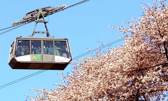 Namsan Cable Car in Seoul
