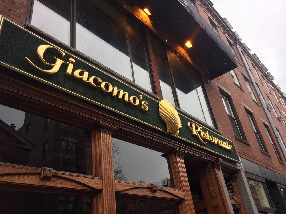Hanover Street restaurants in Boston's North End.