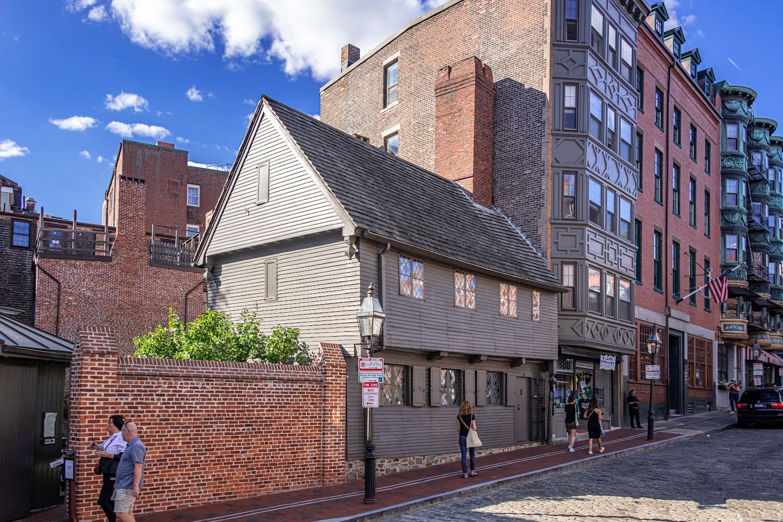 North Square in Boston's North End, near the Paul Revere House.