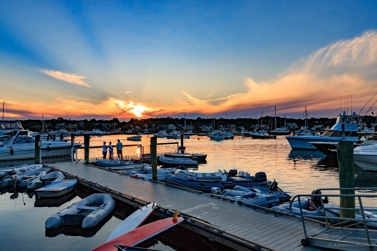 Oak Bluffs Harbor in Martha's Vineyard