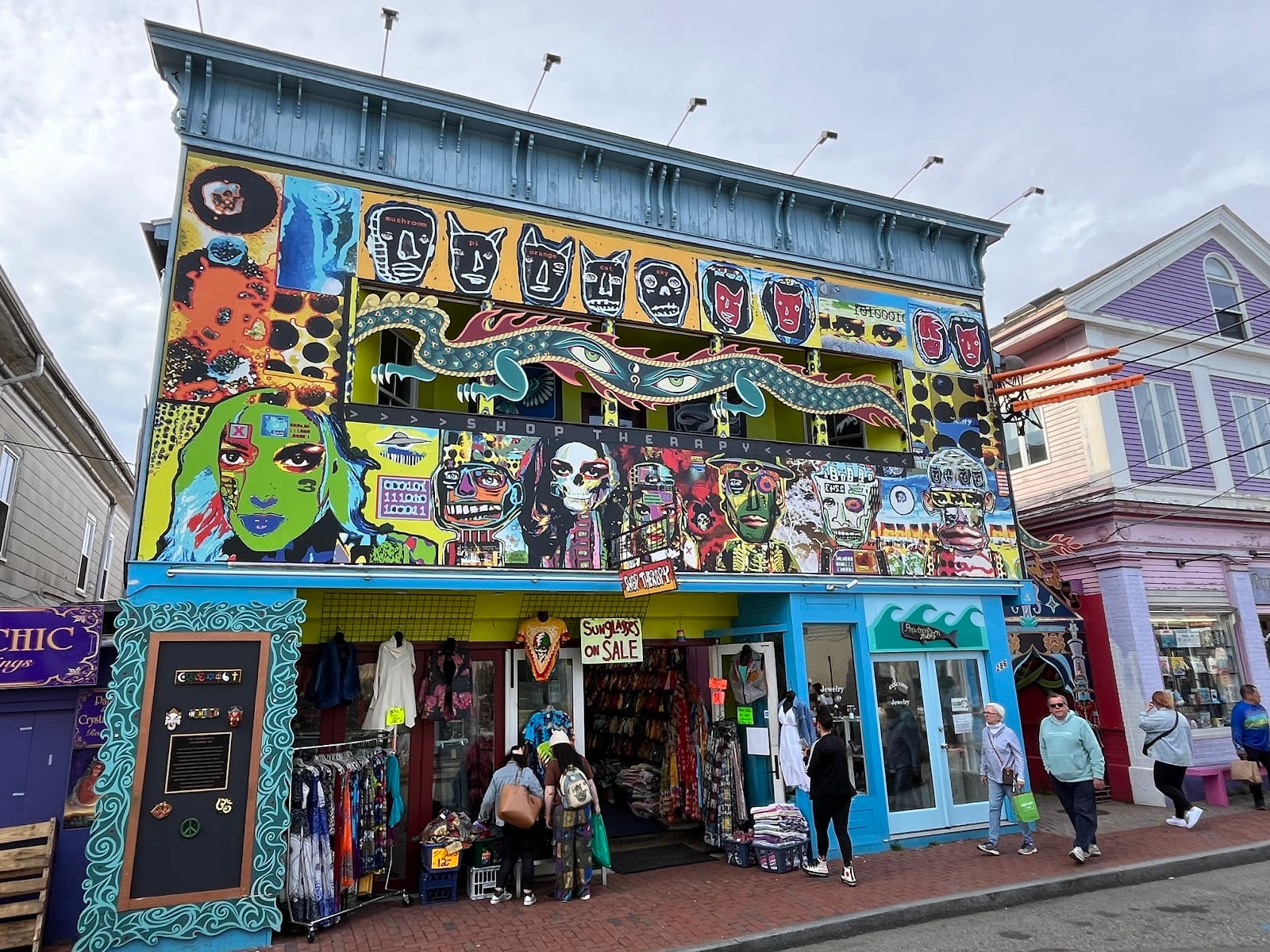 A colorful storefront on Commercial Street, Provincetown