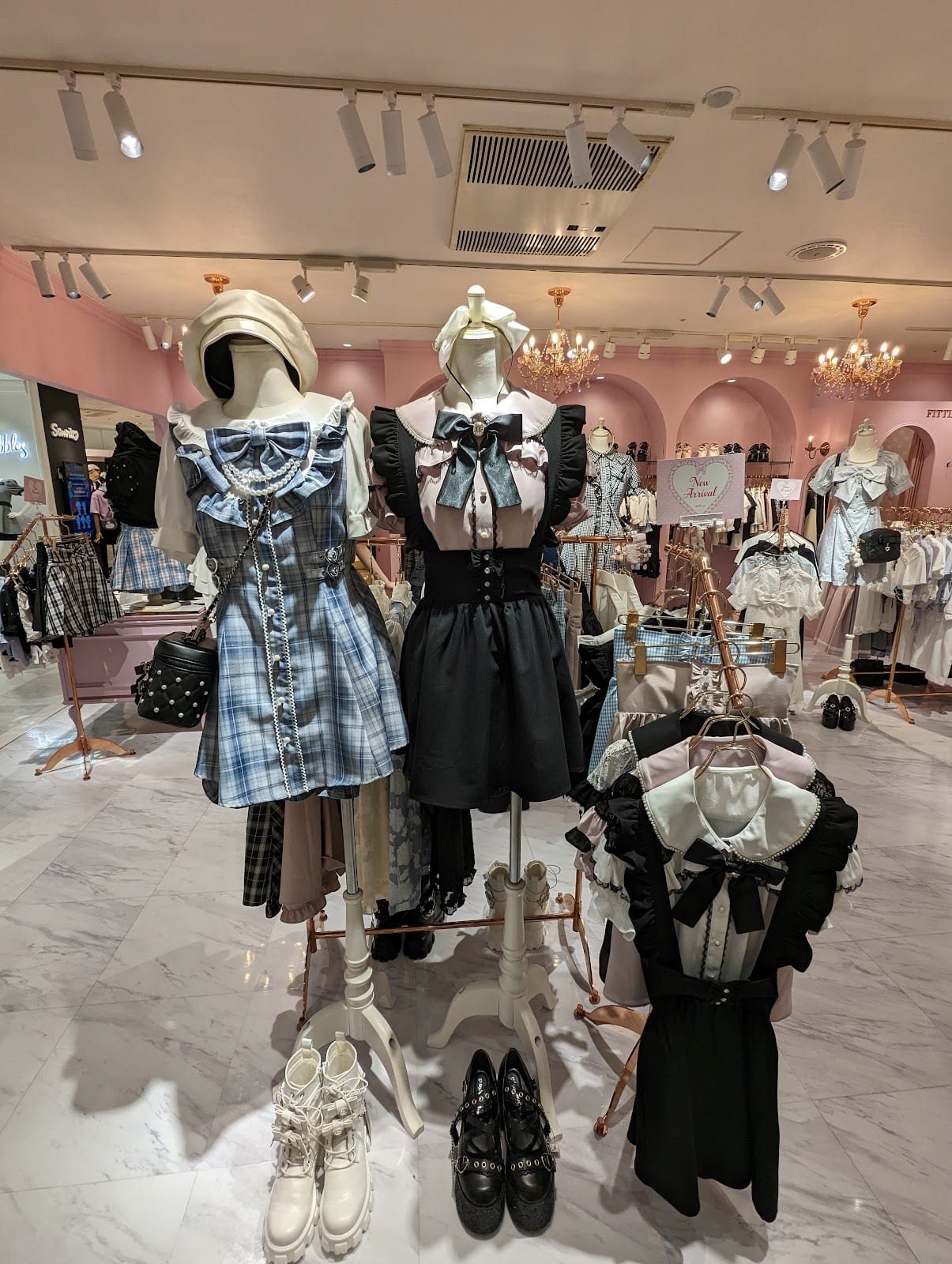 A fashion boutique inside Shibuya 109.