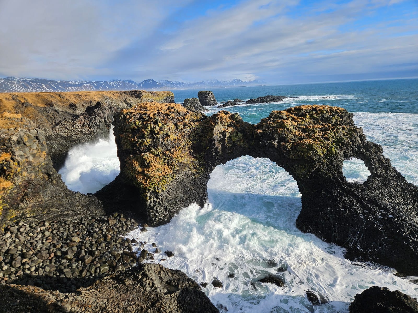 Arnarstapi and Gatklettur Arch in Reykjavik