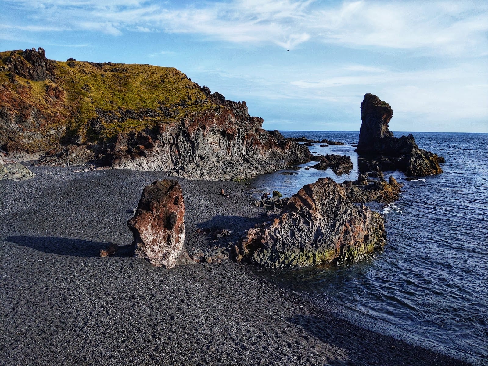 Djúpalónssandur Black Pebble Beach in Reykjavik