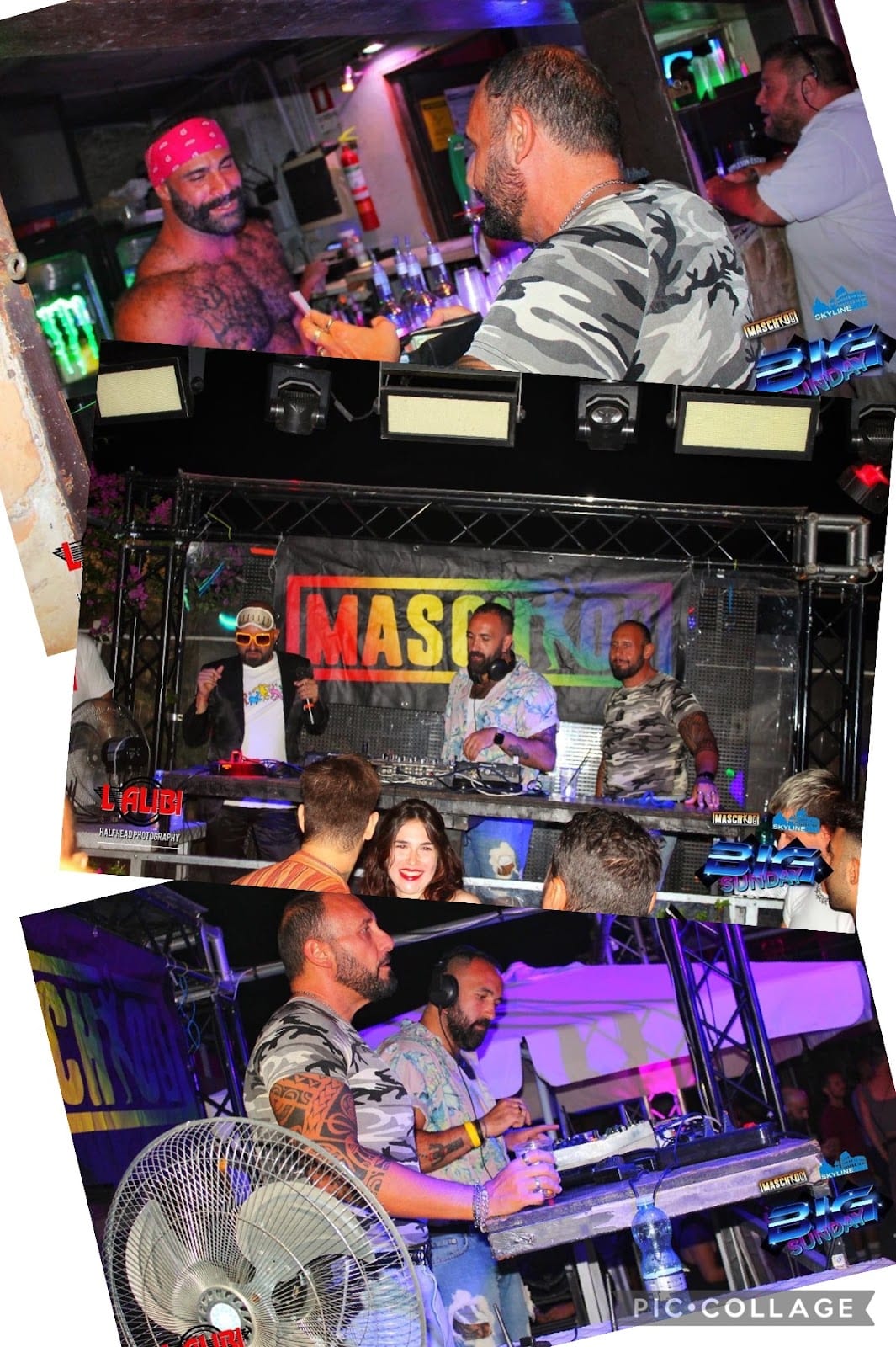 A DJ playing to a crowd at a Testaccio nightclub.