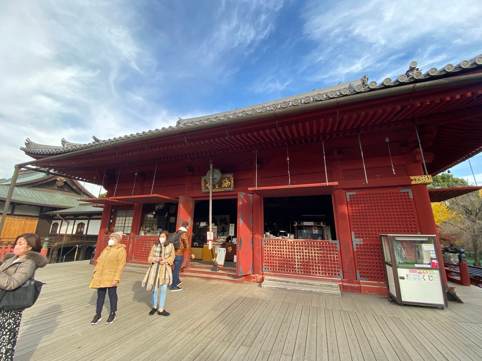 The Kyoto-style balcony stage of Kiyomizu Kannon-do.