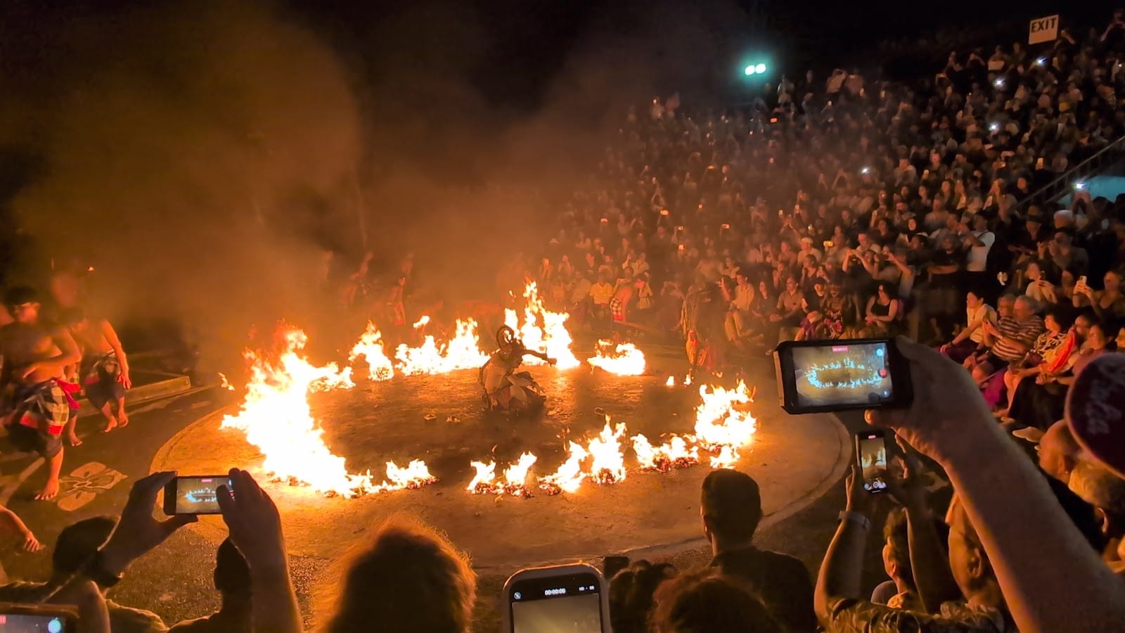 Kecak Fire Dance at Uluwatu Temple in Bali