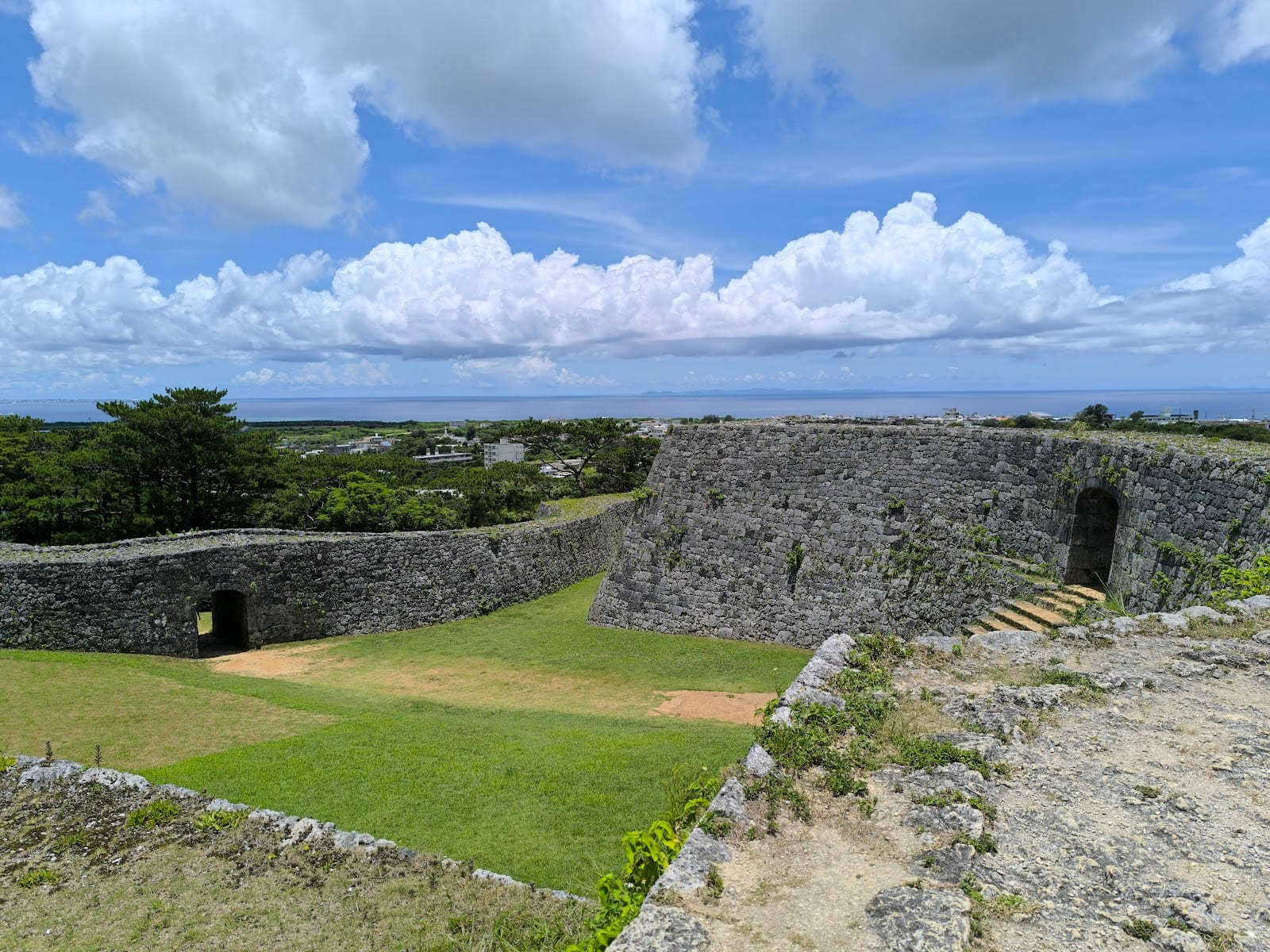 Zakimi Castle Ruins in Okinawa