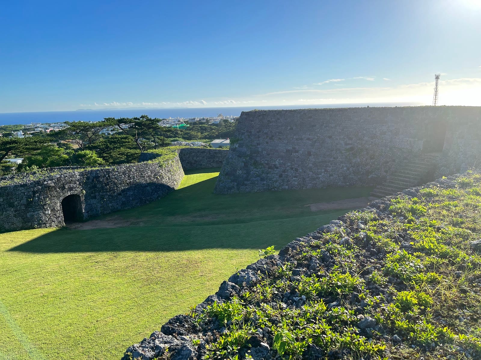 Zakimi Castle Ruins in Okinawa
