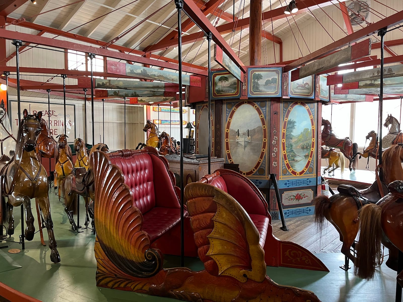 Flying Horses Carousel in Martha's Vineyard