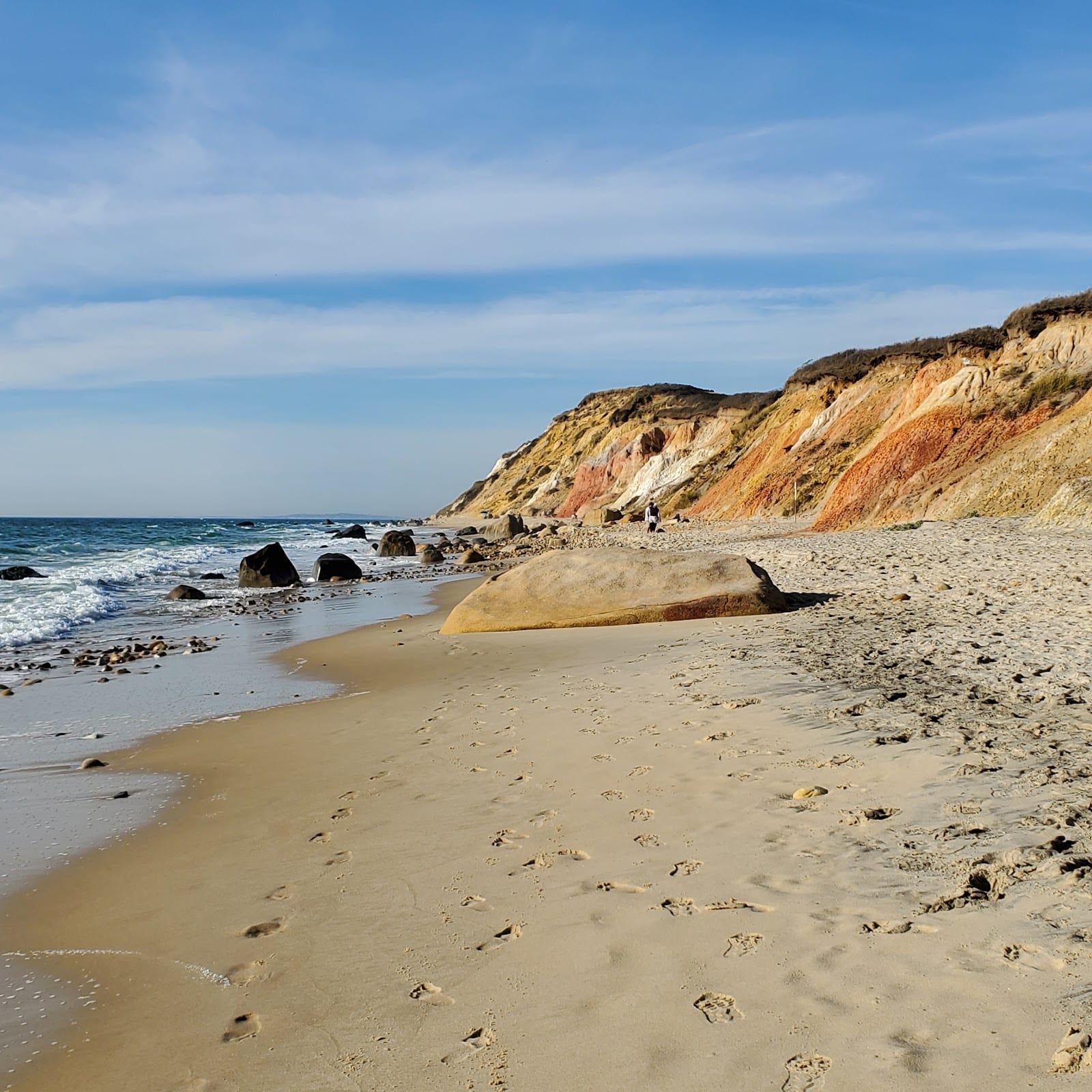 Moshup Beach (Aquinnah Public Beach) in Martha's Vineyard
