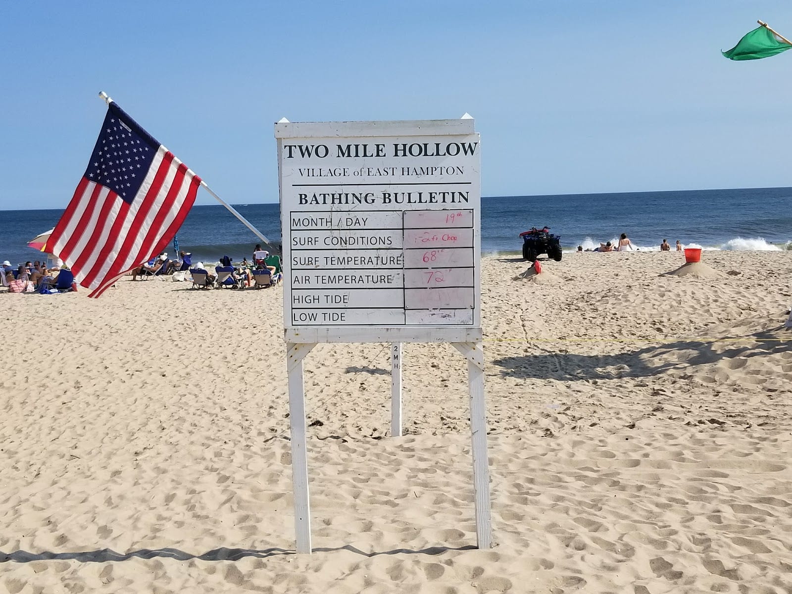 Two Mile Hollow Beach in The Hamptons
