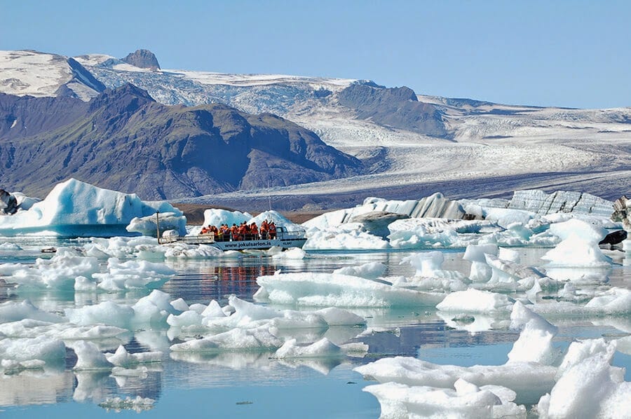 Jökulsárlón Glacier Lagoon in Reykjavik