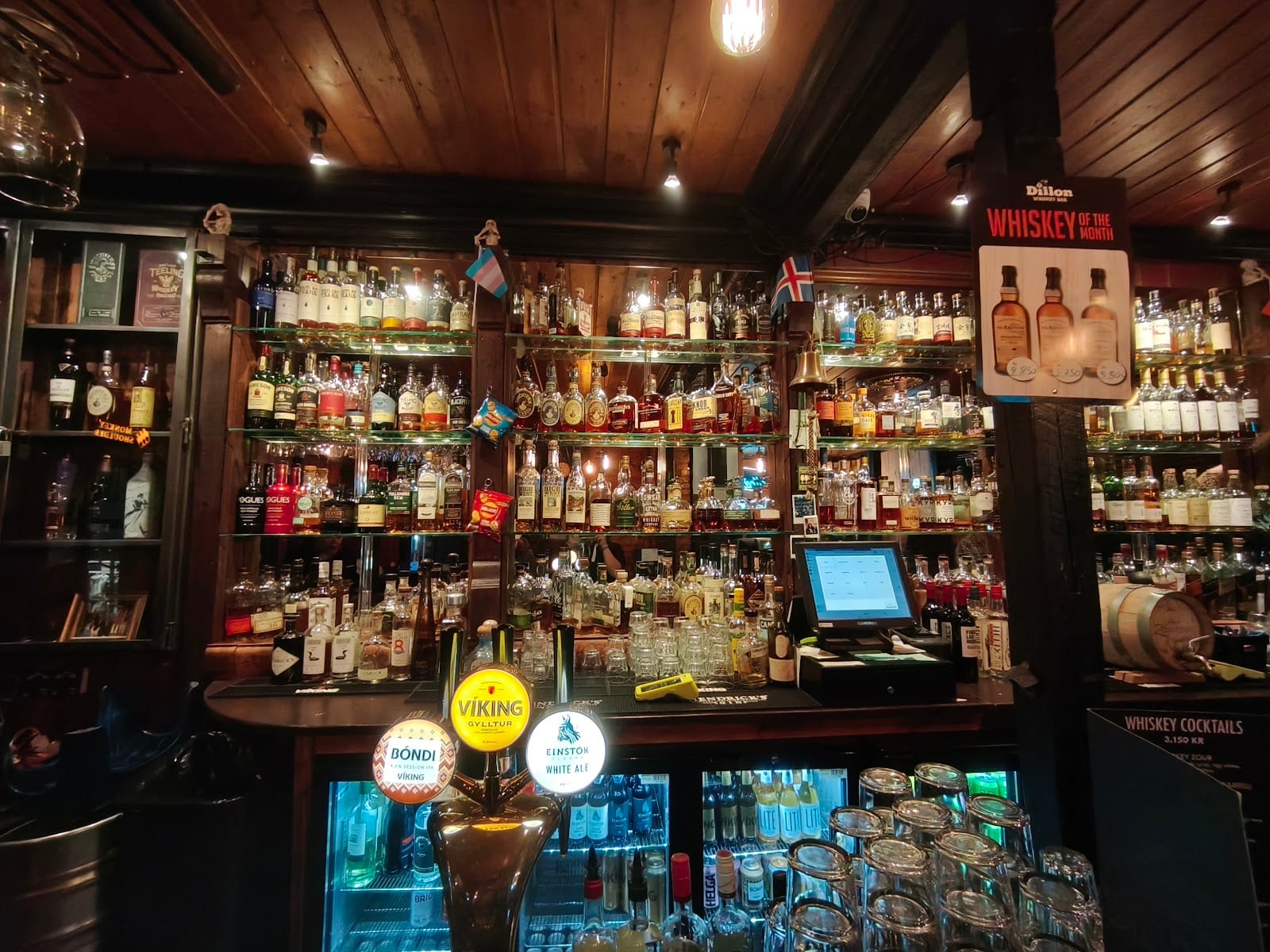 Dillon Whiskey Bar in Reykjavik