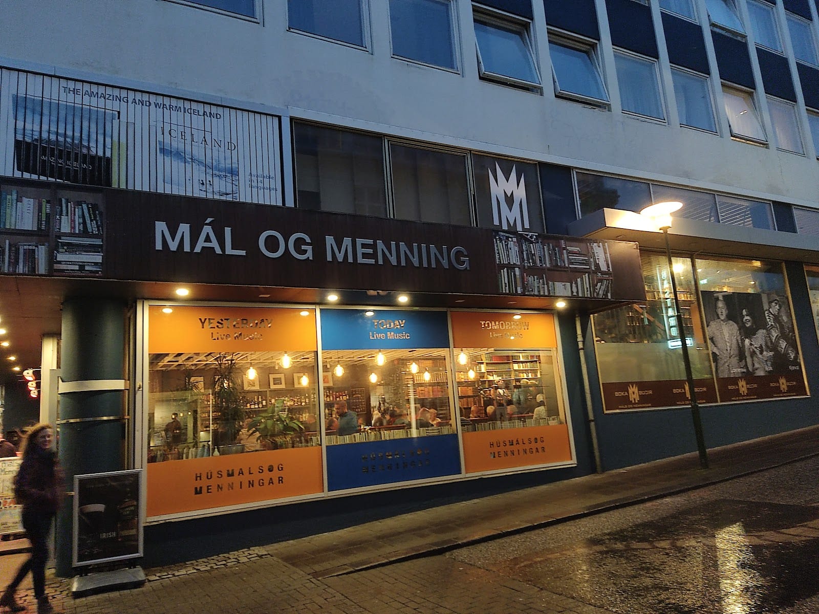 Mál og Menning in Reykjavik