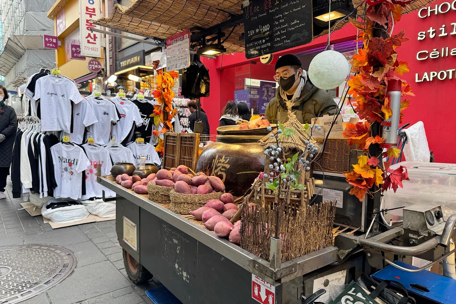 Myeongdong Shopping Street in Seoul