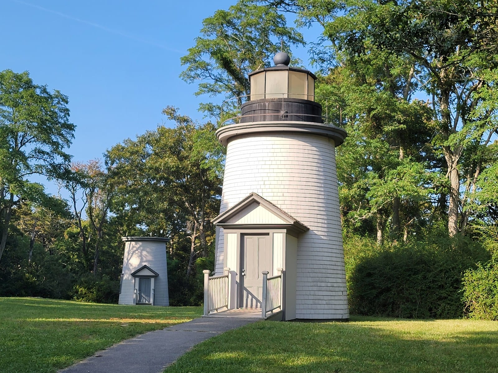 Three Sisters Lighthouses in Cape Cod
