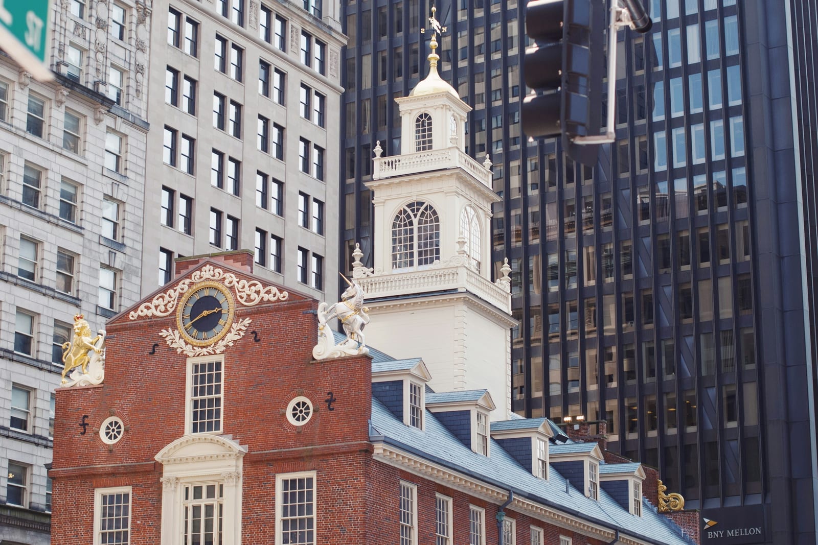 The Old State House, a landmark on Boston's Freedom Trail