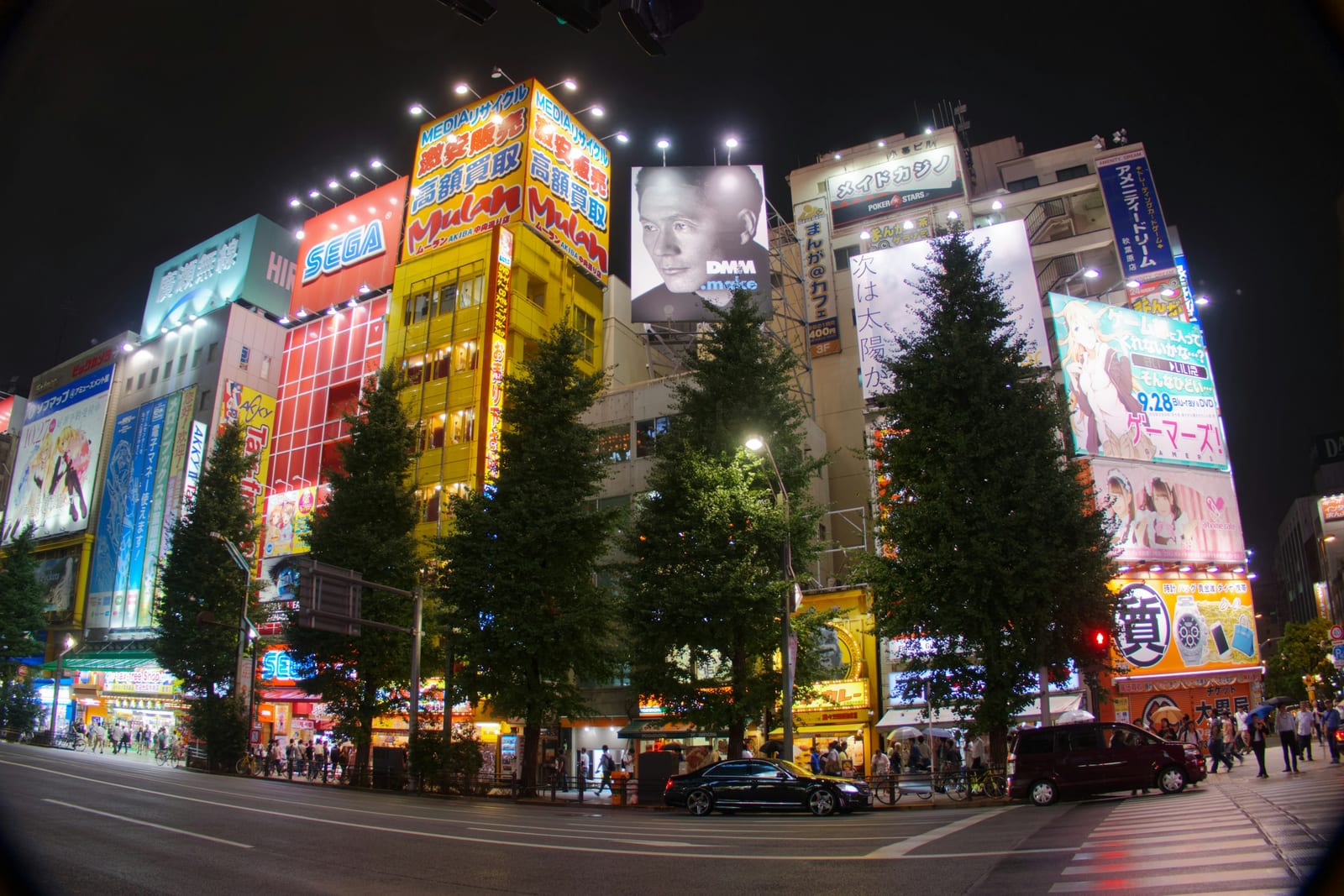 Akihabara Electric Town at dusk