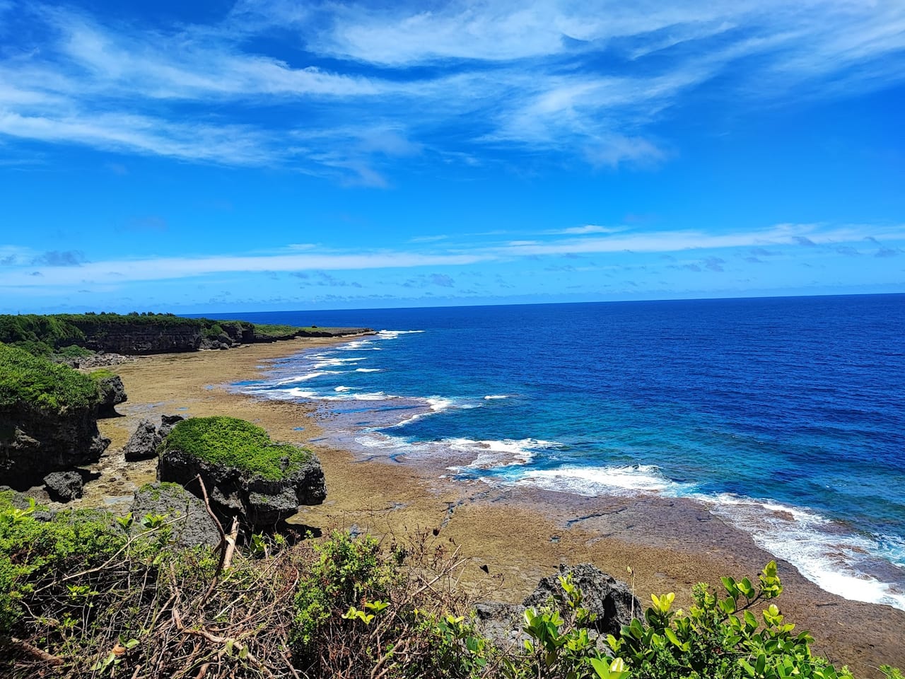Cape Kyan, Itoman in Okinawa