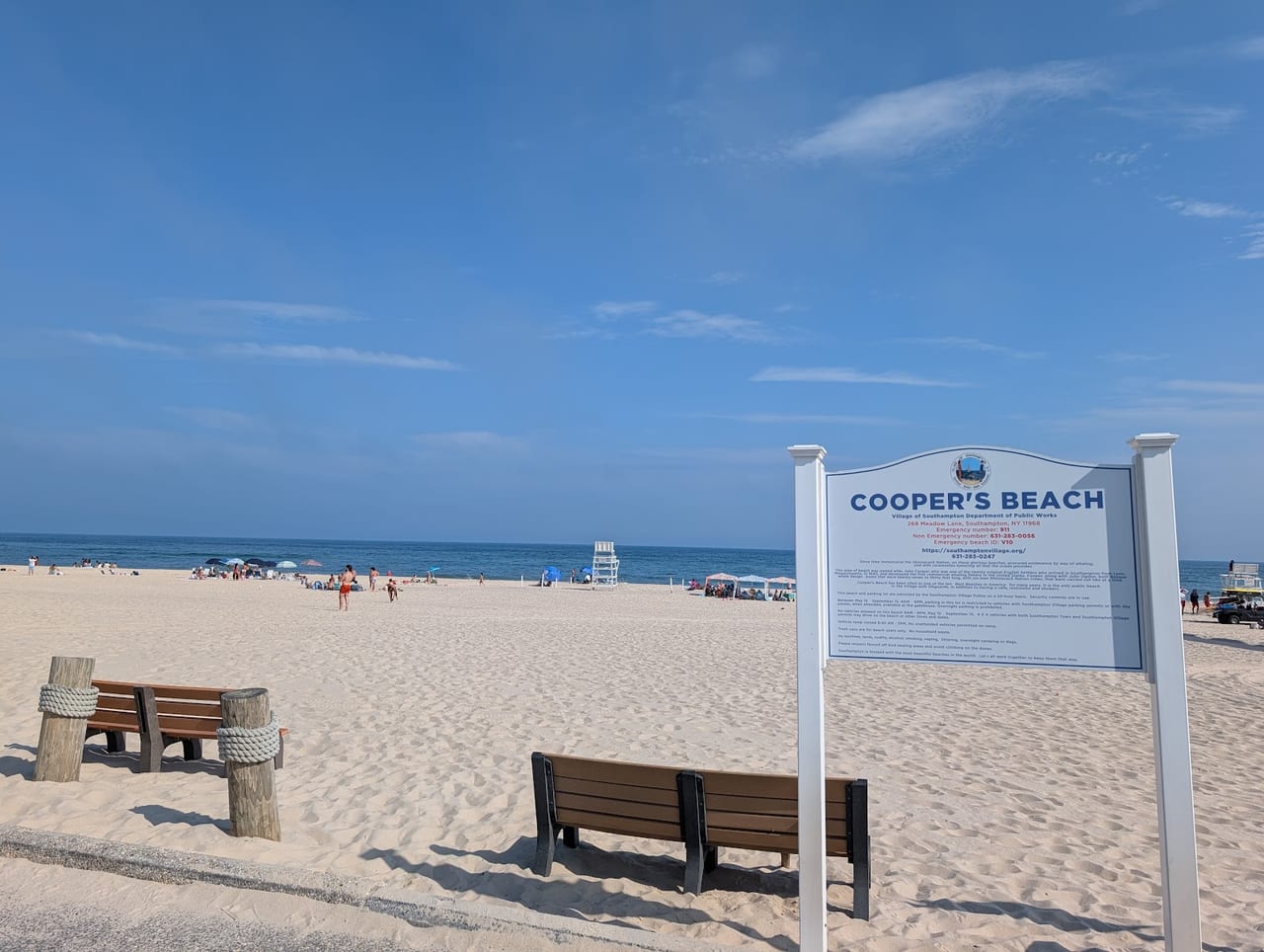 Coopers Beach, Southampton in The Hamptons