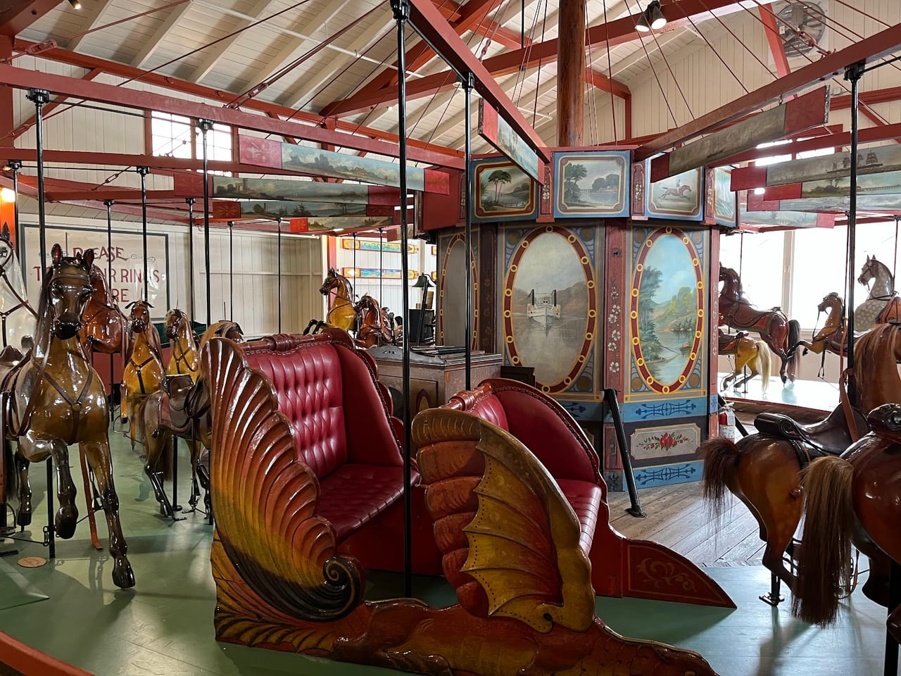 Flying Horses Carousel, Oak Bluffs in Martha's Vineyard